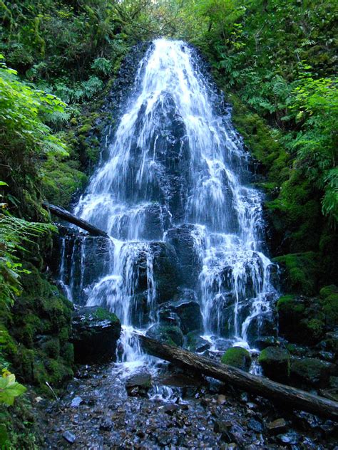 Fairy Falls Oregon Photograph by Brent Leslie - Fine Art America