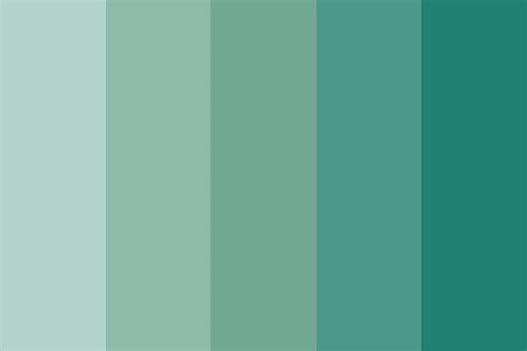 Aquamarine Gemstone Color Palette in 2020 | Pantone colour palettes, Aqua color palette ...