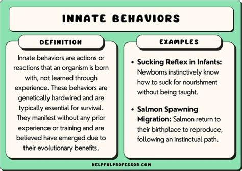 50 Innate Behaviors Examples (2024)