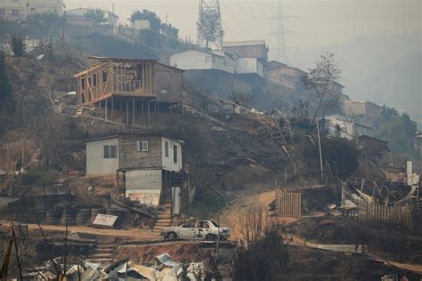 Forest fires in Chile kill at least 46, burn around densely populated central areas | PBS News