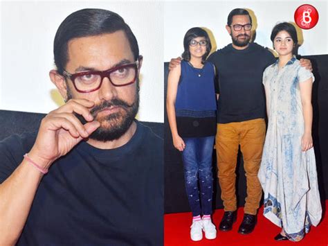 Aamir Khan introduces his onscreen daughters at the song launch of ...