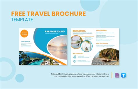 Blank Travel Brochure Template