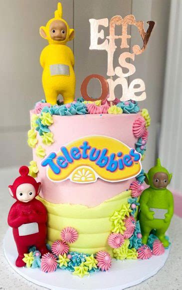 30 Cute Teletubbies Cake Ideas : Pink Teletubbies Cake