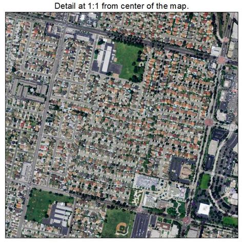 Aerial Photography Map of Cerritos, CA California