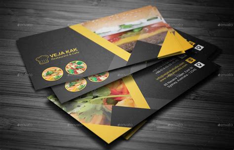 Restaurant Business Card In Restaurant Business Cards Templates Free