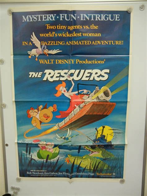 Disney The Rescuers 1977Original Poster SS Folded 27x41 MINT | #3758617264