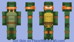 Michelangelo | TMNT 2003 Minecraft Skin