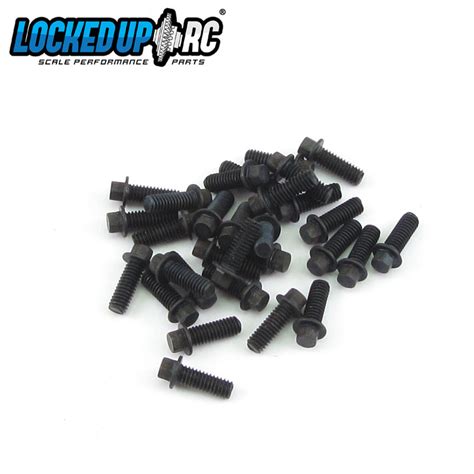 Scale Hex Bolts (M2.5 x 7mm) Black Oxide