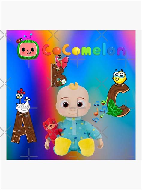 "Cocomelon ABC Animals" Canvas Print for Sale by TrendySpace | Redbubble