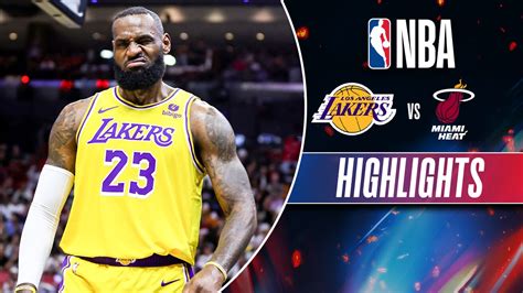 Watch Los Angeles Lakers Vs Miami Heat - Highlights Video Online(HD) On ...