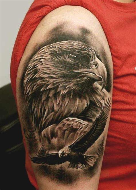 50 erstaunlich perfekt platzieren Sie Eagle Tattoos Designs mit Sinn ...