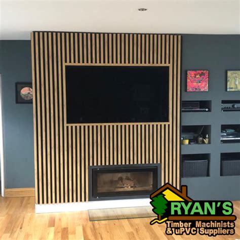 Vertical Panelling Oak Black - Ryan's Timber Limerick - Buy here