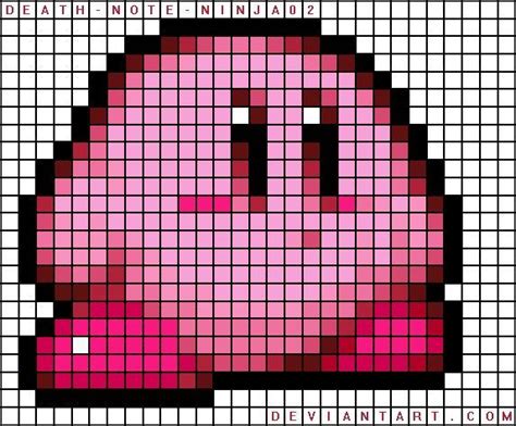 yoshi kirby cross stitch - Recherche Google | Grille pixel art, Pixel art minecraft, Pixel art anime