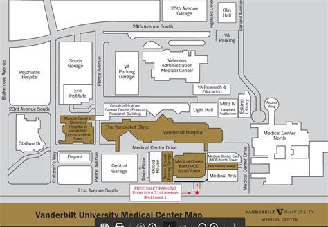 Vanderbilt Hospital Map | Gadgets 2018