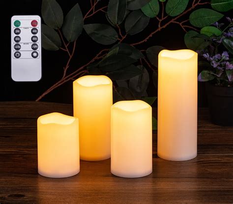 Halloween Weatherproof Flickering LED Flameless Candles Set - Etsy