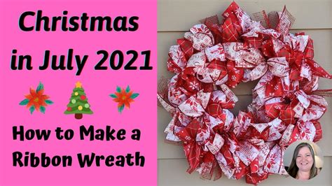 Diy Christmas Ribbon Wreath