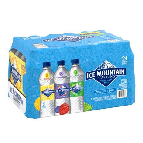 Ice Mountain® Flavored Sparkling Water Variety Pack | 16 oz 24-Pack | ReadyRefresh