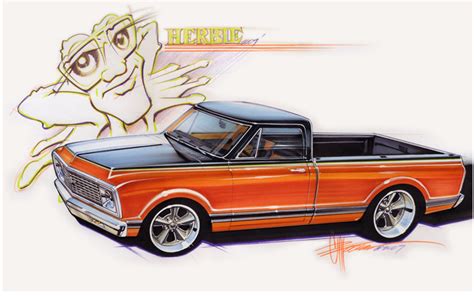 Chip Foose: + de 50 bocetos para OverHaulin! | Foose, Chip foose, Art cars