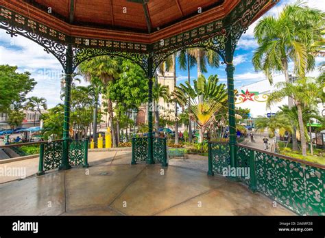 Mazatlan, Mexico-10 September, 2019: City plaza near Immaculate ...