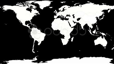 World Political Map Black And White