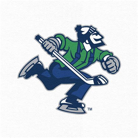 Vancouver Canucks Johnny Canuck White Digital Art by Game On Images ...