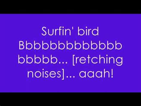 @PonyJoey - Surfin' Bird lyrics - YouTube