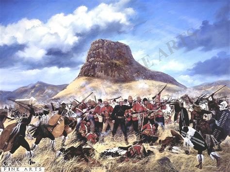 Last Stand of the 24th Regiment at the Battle of Isandhlwana by Simon Smith