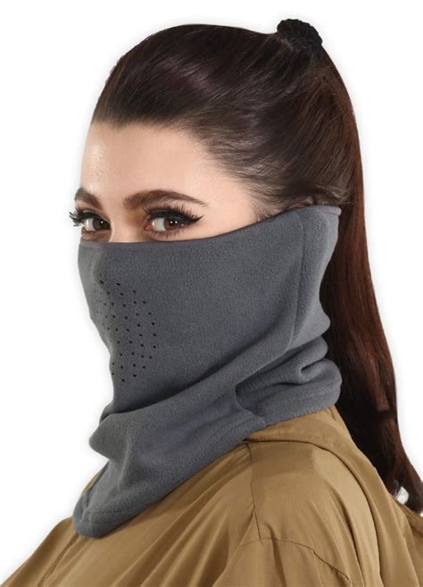 Winter Face Mask in 2020 | Winter face mask, Fleece neck warmer, Neck ...