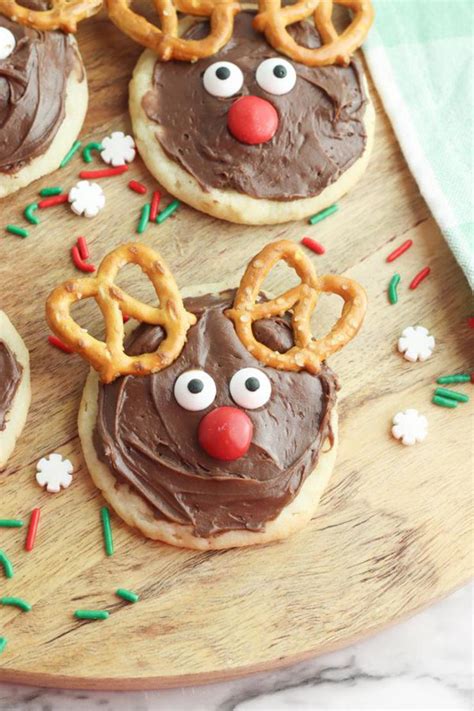 Christmas Cookies – BEST Rudolph The Red Nose Reindeer Cookie Recipe – {Easy} Sugar Cookies ...