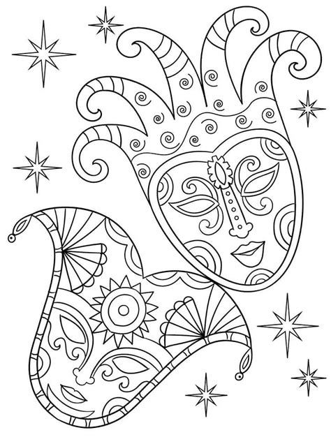 Carnival Coloring Pages Printable for Free Download