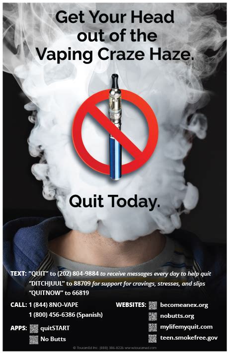 Vaping (e-Cigarette) Facts, Prevention, and Cessation Posters and Kits