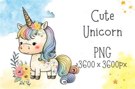 1 Cute Baby Girl Unicorn Designs & Graphics