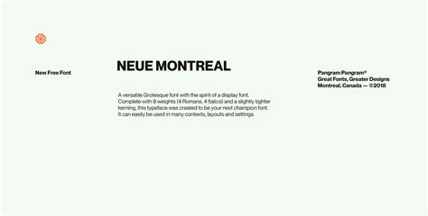 Neue Montreal Font Family