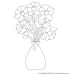 Mom's Flower coloring page