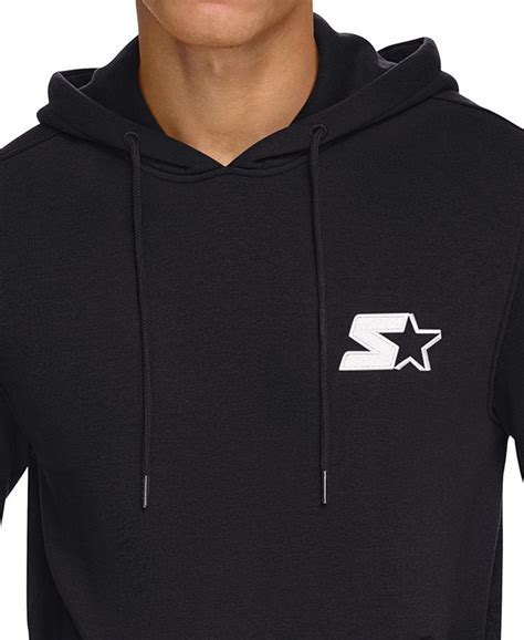 Starter Men's Classic-Fit Embroidered Logo Fleece Hoodie - Macy's