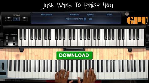 How To Play Just Want To Praise You - Maurette Brown Clark - YouTube