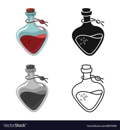 Potion and elixir icon Royalty Free Vector Image