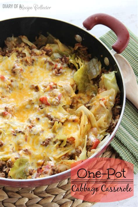 One-Pot Cabbage Casserole-Easy take on cabbage rolls and cooked all in one pot! // Ground beef ...