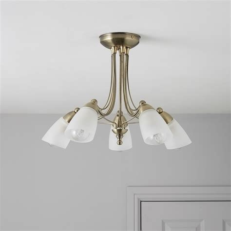 Venus Gold 5 Lamp Ceiling Light | Departments | DIY at B&Q