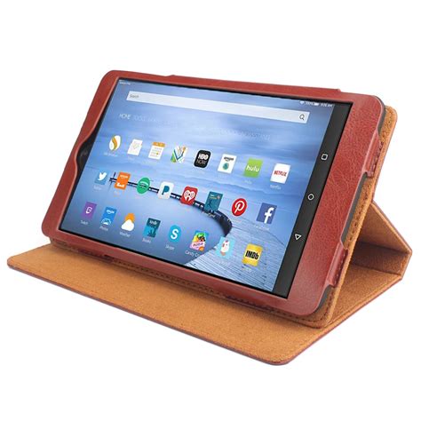 For Amazon Kindle Fire HD 10 2017 Tablet Case Flip Wallet Stand Leather Case For Coque Amazon ...