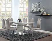 Gray Extendable Dining Table HE 599 | Urban Transitional Dining