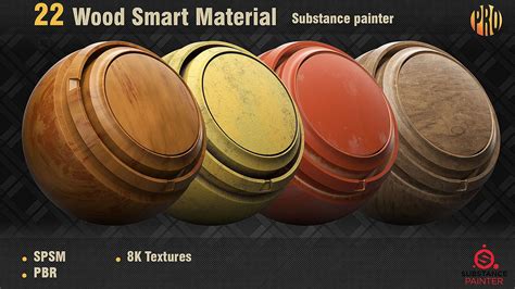 22 Wood Smart Materials for Substance - FlippedNormals