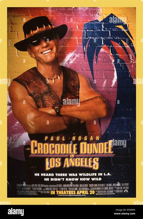 CROCODILE DUNDEE IN LOS ANGELES, poster, Paul Hogan, 2001. © Paramount/courtesy Everett ...