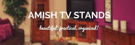 Log Cabin Amish Made TV Stands from DutchCrafters Amish Furniture