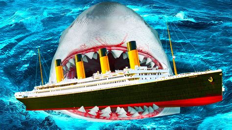 What If Megalodon Could Take Down Titanic - YouTube