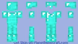 Diamond Armor Minecraft Skin