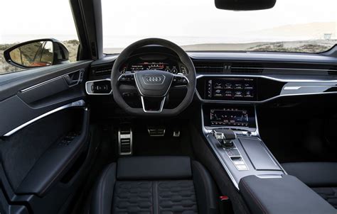 Wallpaper Audi, interior, universal, RS 6, 2020, 2019, V8 Twin-Turbo, RS6 Avant images for ...