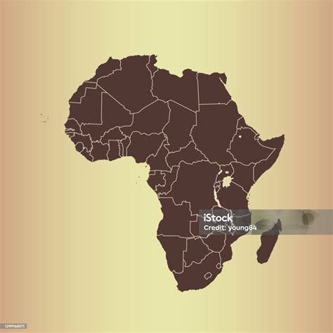 Vetores de Mapa Da África e mais imagens de Abstrato - Abstrato, Cartografia, Clip Art - iStock