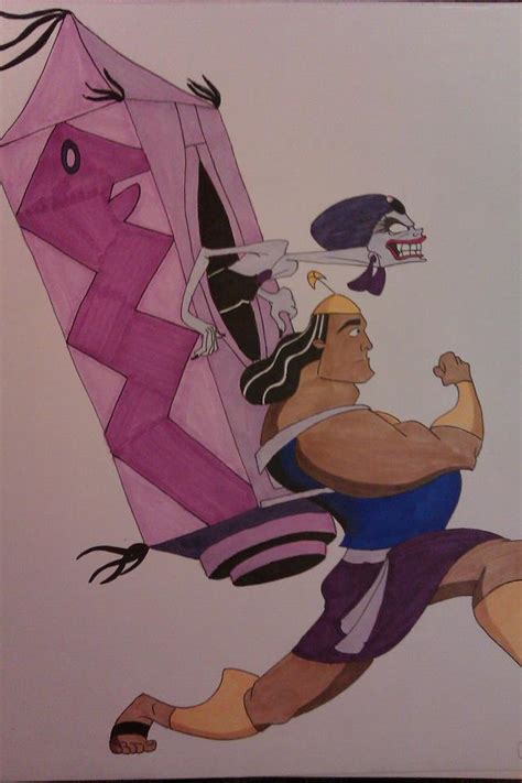 Kronk and Yzma by ashzer101 on DeviantArt