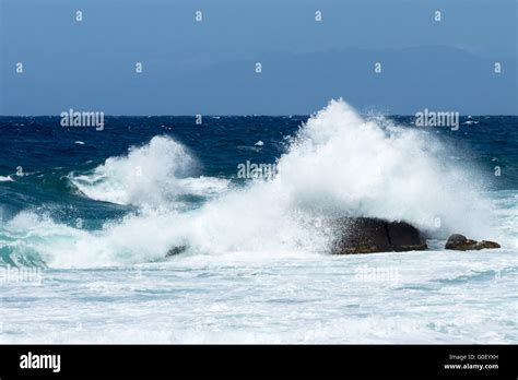 Stormy Waves at Sea Stock Photo - Alamy